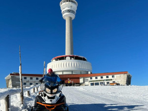 Do Jeseníků vyrazili první běžkaři, na vrcholcích hor leží do 20 centimetrů sněhu