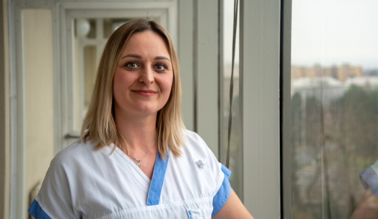 Zdravotní sestra Kateřina Petulová z Fakultní nemocnice Olomouc