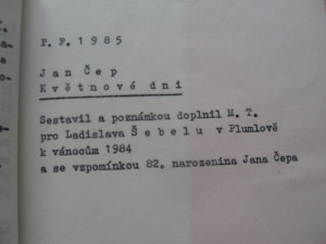 Největší básník času Jan Čep by se dožil 120 let. Pochází z Litovelska