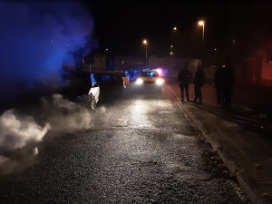 Zábavní pyrotechnika v centru Olomouce zapálila střechu. Přelom roku si vyžádal přes dvacet zásahů