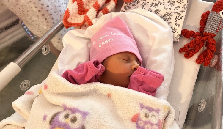 Melanie je prvním narozeným dítětem roku 2023 v přerovské nemocnici