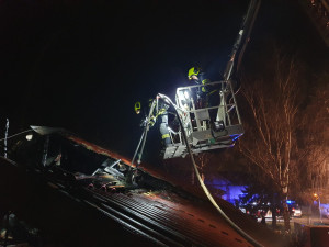 Ve Vrbátkách hořel sklad obecní techniky. Škoda vyšplhala na sedm milionů korun