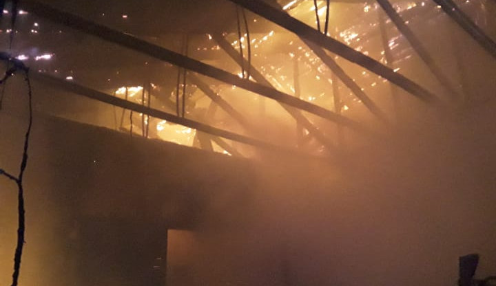 Ve Vrbátkách hořel sklad obecní techniky. Škoda vyšplhala na sedm milionů korun