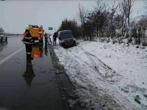 Do Olomouckého kraje se vrátila zima. Na hory vyrazili lyžaři, kvůli novému sněhu se stalo mnoho nehod