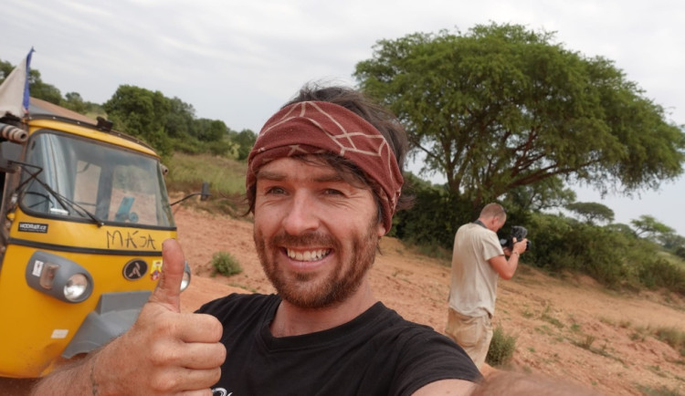Hranický cestovatel Tomáš Vejmola na expedici po Africe