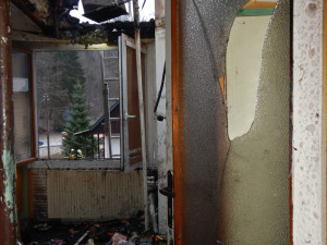 V Bedřichově na Šumpersku hořela střecha a podkroví rodinného domu, škoda bude přes milion