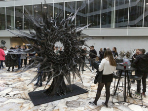 Jan Dostál otevřel v Olomouci svou zatím nejrozsáhlejší výstavu s názvem Space Rotation