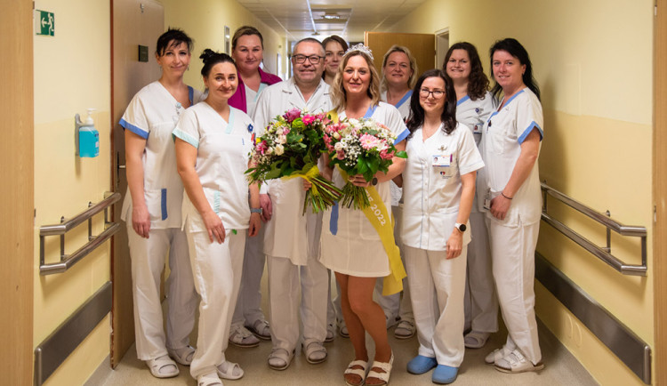 Z úspěchu zdravotní sestry Kateřiny Petulové se radoval  kolektiv olomoucké hemato-onkologické kliniky