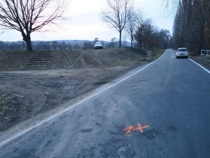 Mladý řidič předjížděl v nevhodný moment, s autem skončil v rybníku