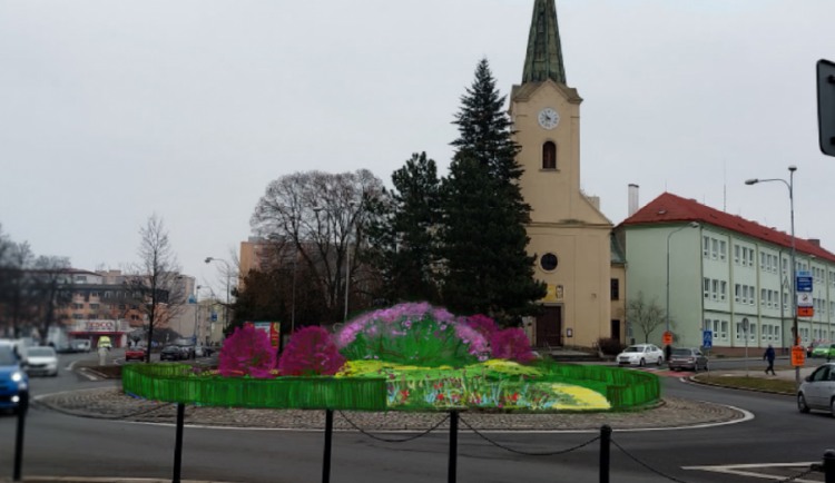 Přerov se rozkvete. Město vytvoří na rušné křižovatce květinovou louku