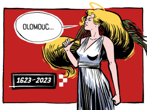 Superhrdinové Palacký a svatá Pavlína. Olomouc společně s univerzitou představila nový vizuál