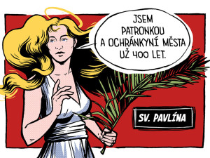 Superhrdinové Palacký a svatá Pavlína. Olomouc společně s univerzitou představila nový vizuál