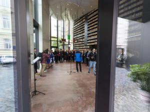 Variantou B pro přístavbu Červeného kostela byla zlatá barva, prozradil architekt Miroslav Pospíšil