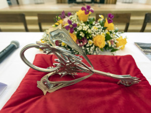 Variantou B pro přístavbu Červeného kostela byla zlatá barva, prozradil architekt Miroslav Pospíšil