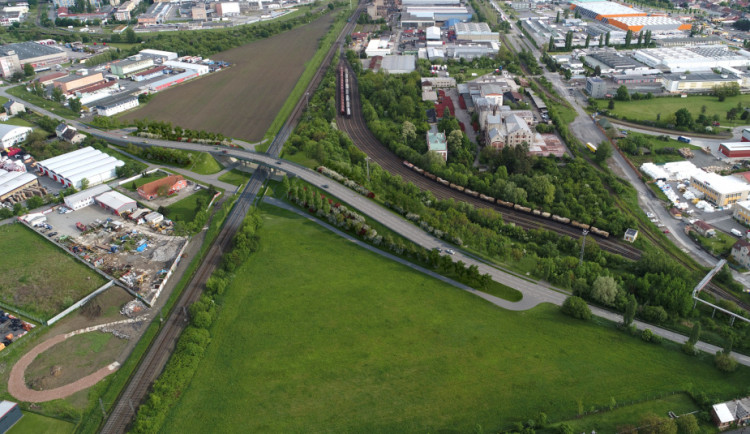 Vizualizace nového nadjezdu v Holické ulici v Olomouci
