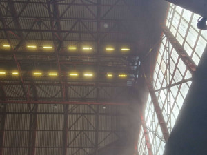 S požárem prachu v olomoucké teplárně hasiči bojovali nepřetržitě dva dny. Několik se jich lehce zranilo