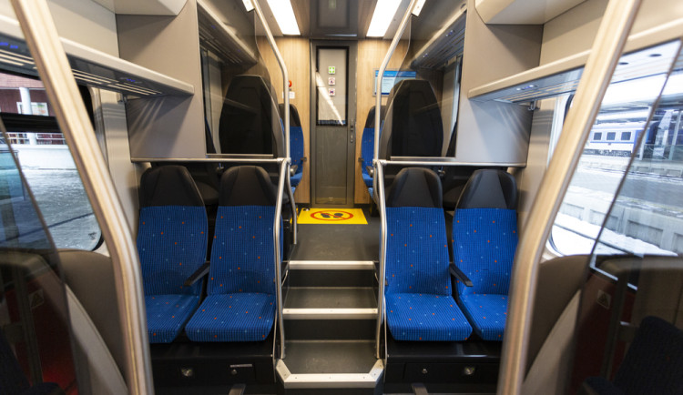 Interiér soupravy RegioPanter