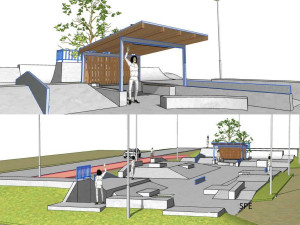 Mládež v Hranicích bude mít nový moderní skatepark s osvětlením. Sloužit začne ještě letos