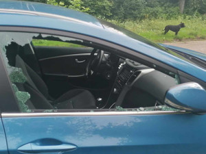 Nepříjemný návrat na parkoviště. Vandal rozbil okénka aut u jezera Poděbrady