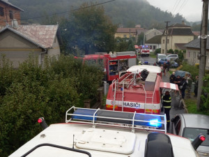 Ve vesnici pod Helfštýnem hořel rodinný dům. Jeden člověk utrpěl popáleniny