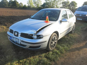 Zdrogovaný šofér prchl od nehody. V kukuřičném poli u Prostějova ho vyčenichal policejní pes Deryk