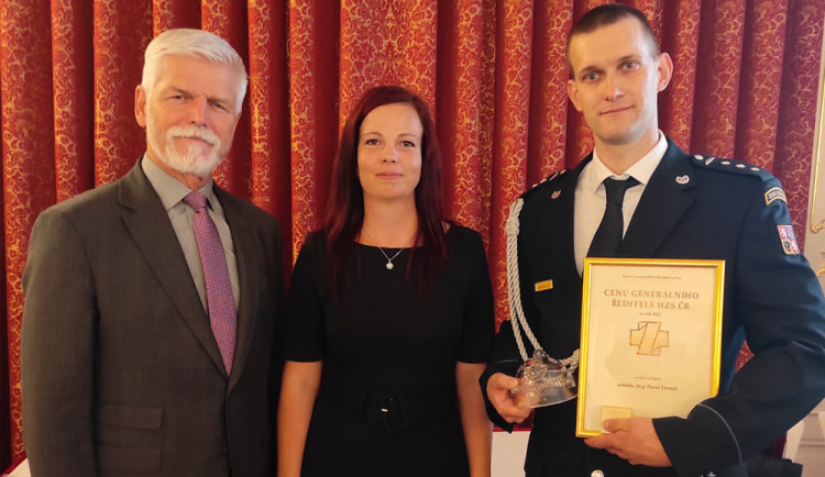 Vždy připraven k zásahu. Hasič ze Zábřehu dostal cenu na Pražském hradě, v létě pomáhal u nehod na dráze