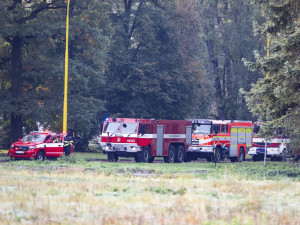Střelba na letišti u Přerova: policisté cvičili zásah proti únoscům z vrtulníku