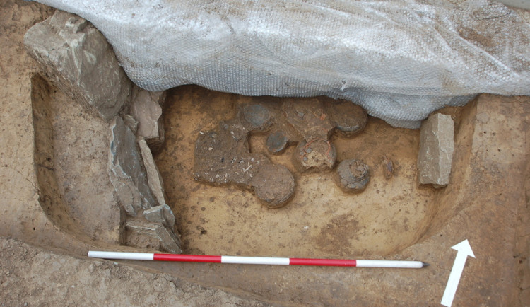 V Drahanovicích archeologové objevili hrob z doby halštatské. Patřil ženě z vyšší střední společenské vrstvy