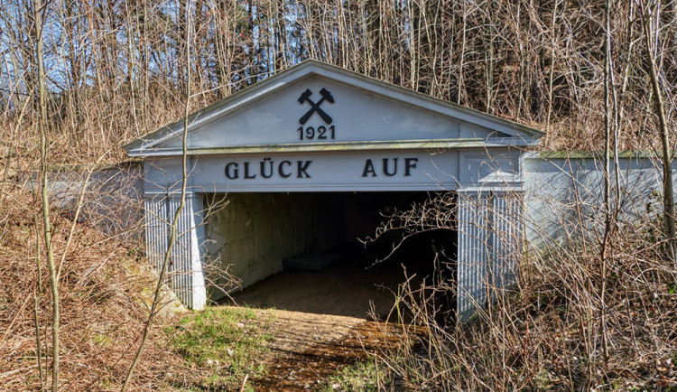 Tunel nyní uzavřené kaolinky ve Vidnavě