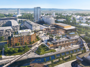 Třímiliardová proměna parkovišť u Šantovky: v Olomouci má vyrůst nová multifunkční čtvrť