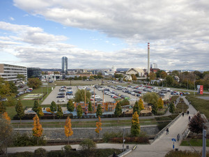 Na parkovacích plochách u Šantovka má vzniknout nová čtvrť Šantovka District