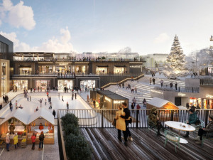 Navrhovaná podoba projektu Šantovka District v Olomouci