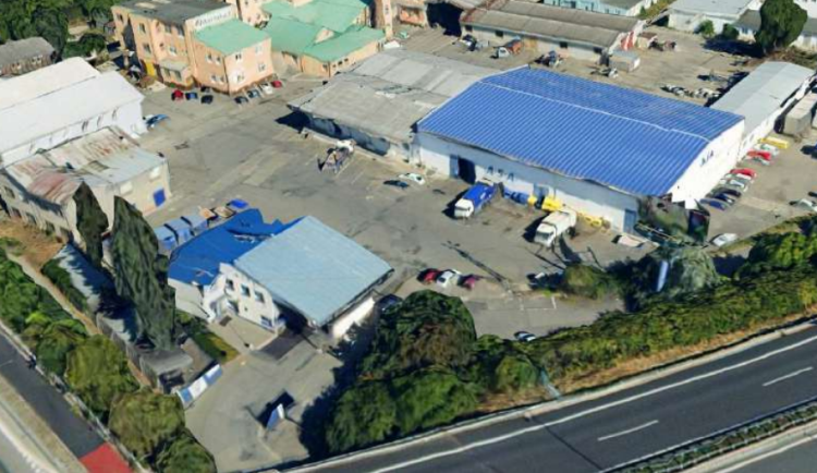 Areál v Prostějově, ve kterém má vzniknout linka na výrobu tuhých alternativních paliv