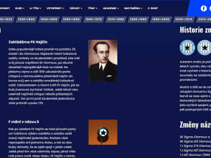 Vše o Sigmě v novém: olomoucký fotbalový klub po letech zmodernizoval webové stránky