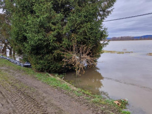 Pohotovost pro Olomouc, Morava je na druhém stupni. V Pňovicích voda ohrožovala rodinné domy
