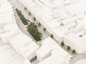 Méně automobilové dopravy, více chodců. Žižkovo náměstí v Prostějově čeká proměna