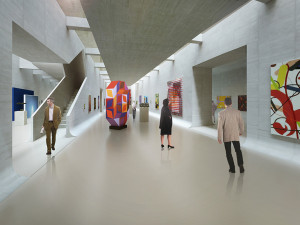 Vizualizace budovy SEFO v centru Olomouce