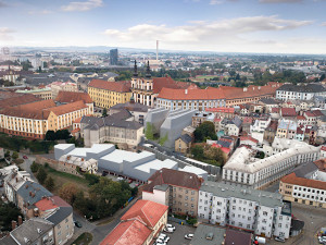 Vizualizace budovy SEFO v centru Olomouce