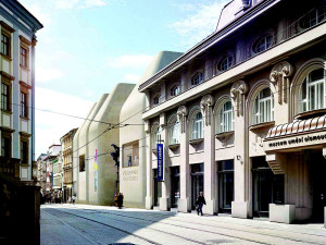 Vizualizace budovy SEFO v centru Olomouce