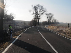 Policie hledá svědky tragické nehody na Olomoucku. Řidič zemřel po nárazu do stromu