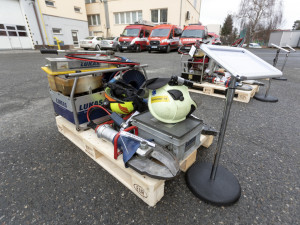 FOTOGALERIE: Nová budova i předávání cisteren dobrákům. Hasiči z kraje získali lepší zázemí a techniku
