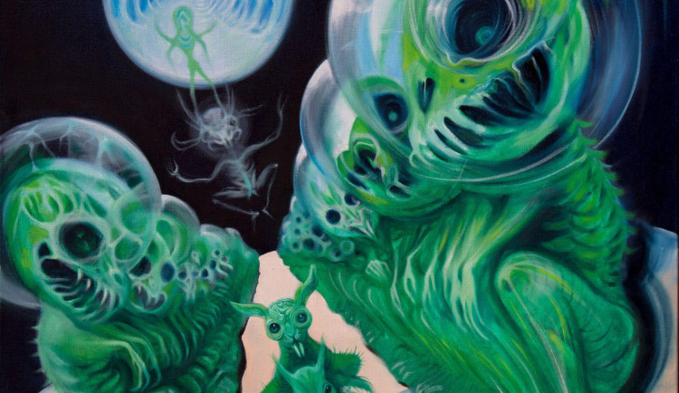 Světoznámý typograf a metalista František Štorm zahájí v Liberci svou výstavu fantastických maleb