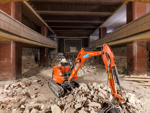 Stavební úpravy sálu kina Central