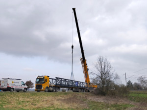 U Olomouce pokročila stavba cyklotrasy za desítky milionů, hotovo má být v listopadu