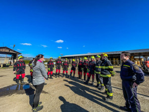 Hasiči na Šumpersku nacvičovali manipulaci s hospodářskými zvířaty