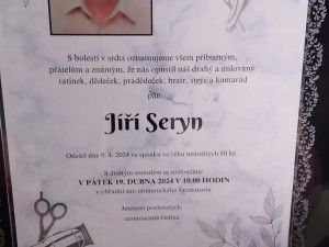 Lidé vzpomínají na nejznámějšího olomouckého holiče. Jičí Seryn zemřel ve spánku v nedožitých osmdesáti letech