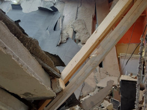 V Obědkovicích se kvůli opravám zřítil dům, naštěstí v něm nikdo nebyl. Nyní půjde úplně k zemi