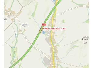 Silničáři se po zimě vrátí k opravě dvou mostů na D1 poblíž Bělotína. Způsobí to omezení v dopravě