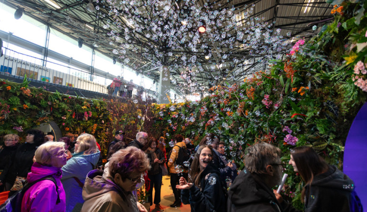 Vesmírná hlavní expozice i zahradnické trhy. Začala jarní Flora Olomouc