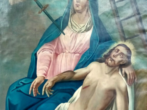 Ve věži farního kostela dnes Zábřeh vystaví nedávno objevený obraz Leopolda Toulce